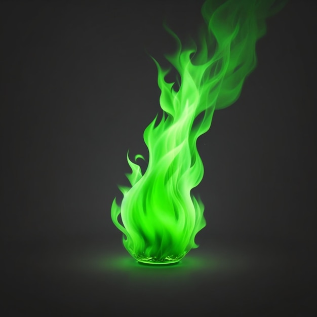 flamme verte