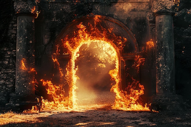 Les flammes de l'ancien arc de feu génèrent Ai