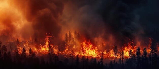 Flammes de danger face aux menaces de feux de forêt