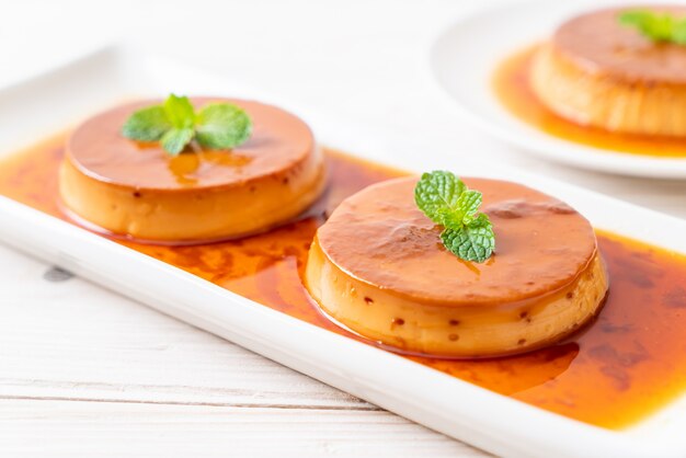 flan au caramel maison