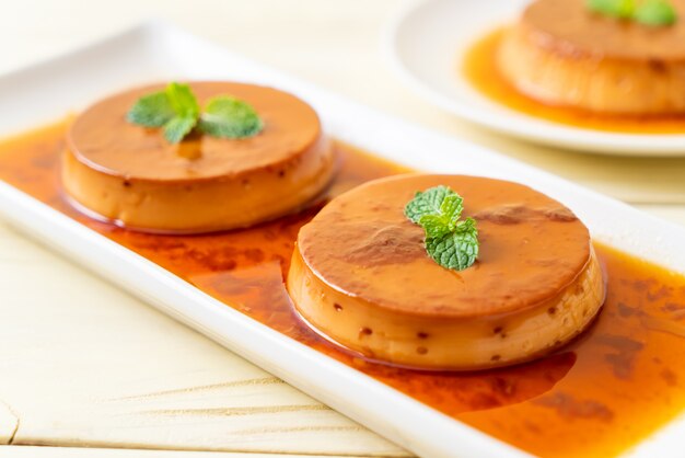 flan au caramel maison