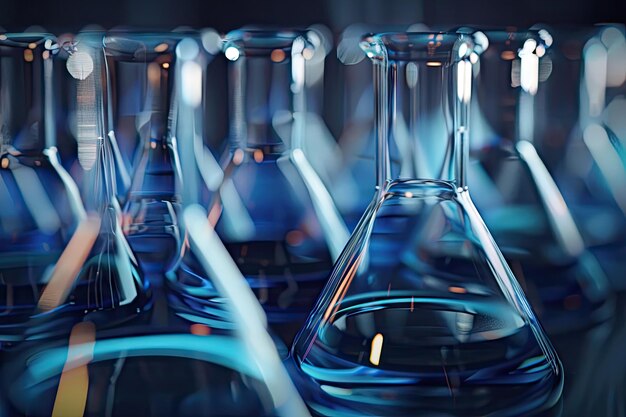 Photo flasques de verre pour la recherche médicale et scientifique en laboratoire