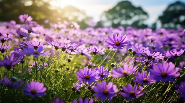 Fleur d'améthyste pourpre