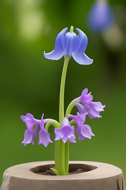 Photo une fleur d'apparence réaliste