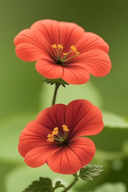 Photo une fleur d'apparence réaliste