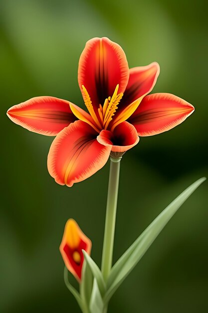 une fleur d'apparence réaliste