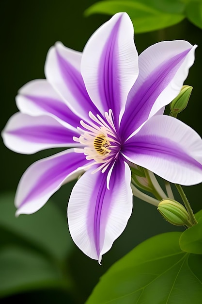 Photo une fleur d'apparence réaliste