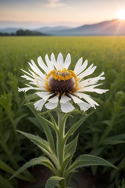 Photo une fleur d'apparence réaliste