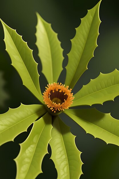 Photo une fleur d'apparence réaliste