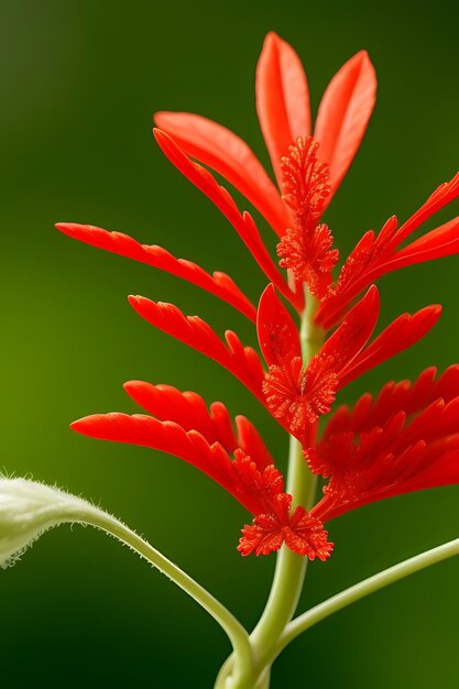 Photo une fleur d'apparence réaliste