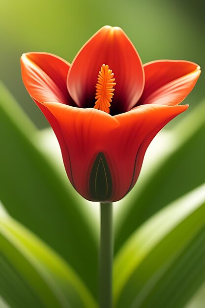 une fleur d'apparence réaliste