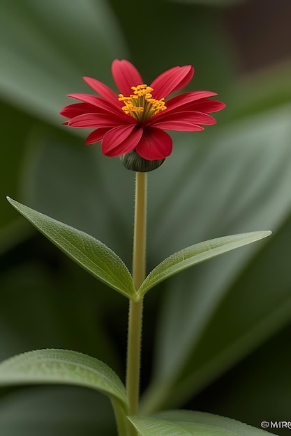 une fleur d'apparence réaliste