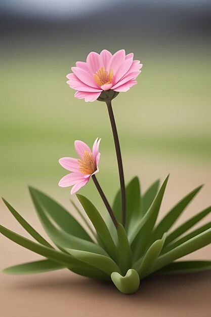 une fleur d'apparence réaliste