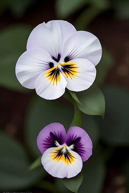 Photo une fleur d'apparence réaliste