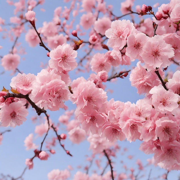 Fleur de cerisier rose du Japon