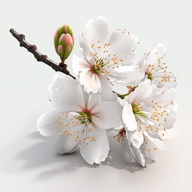 Fleur de cerisier sakura fleurs blanches