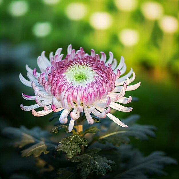 fleur de chrysanthème rose