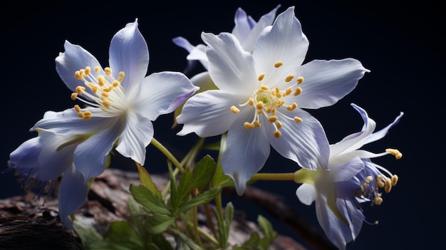 La fleur de Columbine est une fleur réaliste générée par l'IA.