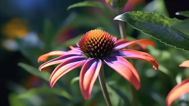 Fleur de Conebush magnifiquement épanouie IA générative