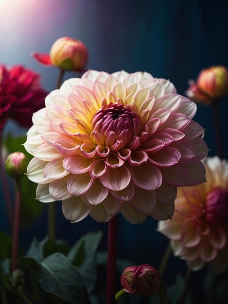 La fleur de Dahlia est une belle fleur.