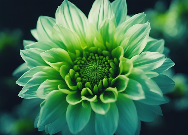 Photo une fleur dans la nature se rapproche de la beauté des pétales roses