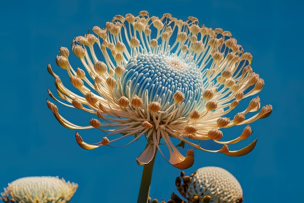 fleur du genre bua tong contre un ciel magnifique