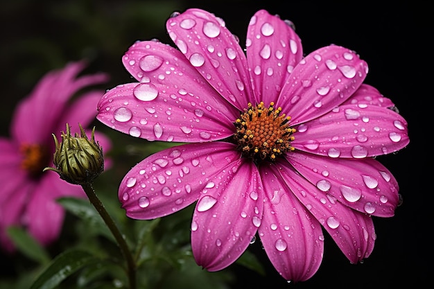 La fleur du jour de la pluie