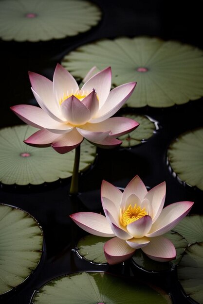 Fleur d'eau de lily de Shapla
