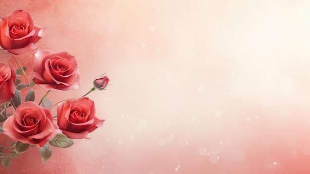 Fleur élégante avec un style aquarelle pour le fond et la carte de mariage d'invitation Image générée par AI