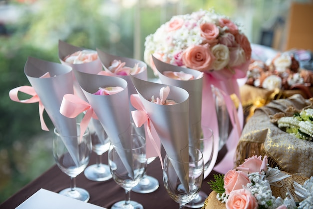 Fleur en fête de mariage