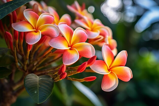 Fleur de frangipani plumeria