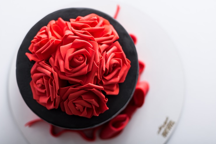 Photo fleur de gâteau