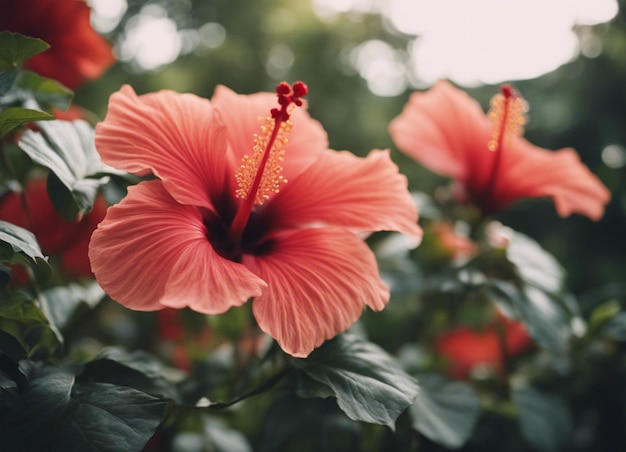 Une fleur d'hibiscus