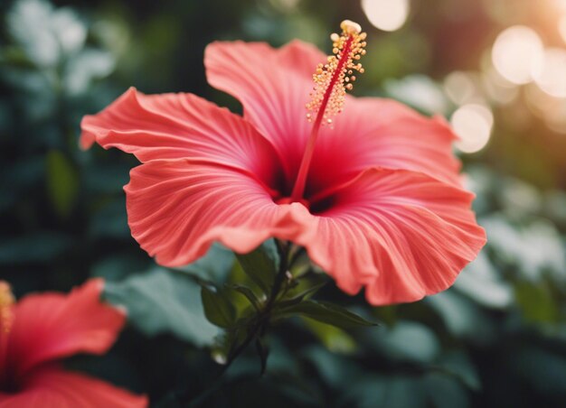 Une fleur d'hibiscus