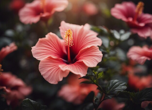 Une fleur d'hibiscus