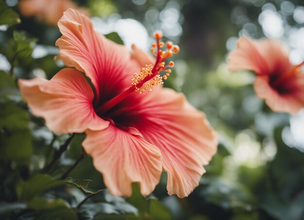 Une fleur d'hibiscus