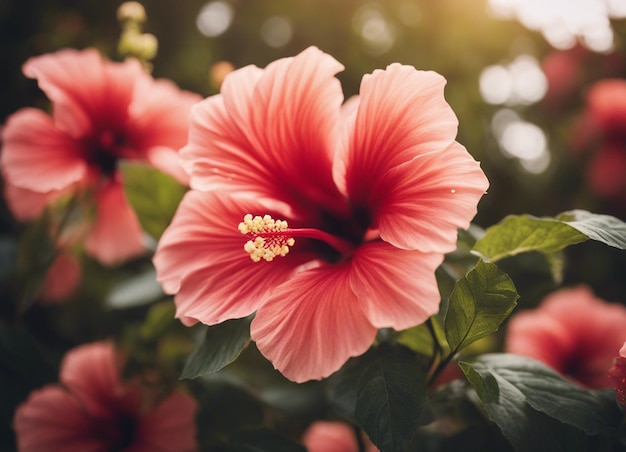 Une fleur d'hibiscus