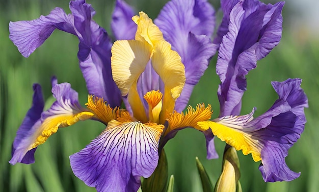 La fleur d'iris 1