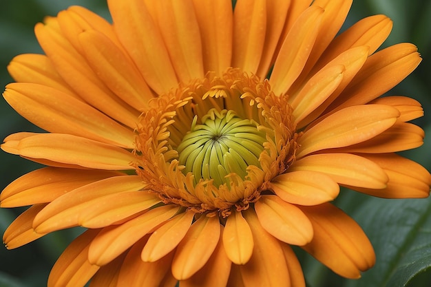 une fleur jaune avec un centre vert qui dit " printemps "