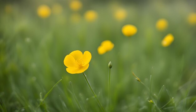 Photo une fleur jaune avec le mot dessus