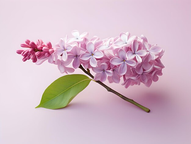 La fleur de lilas dans le fond du studio la fleur du lilas unique belles images de fleurs