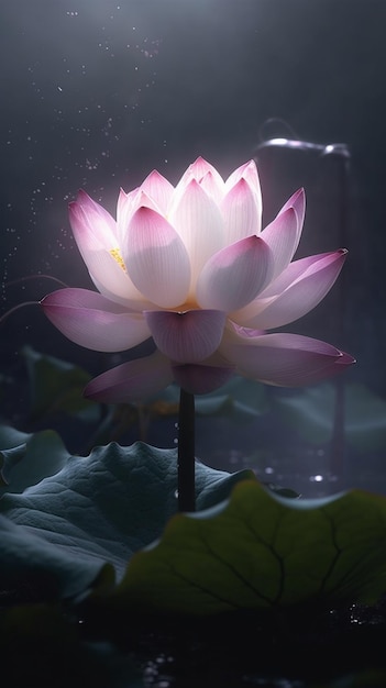 La fleur de lotus est un symbole de l'âme.
