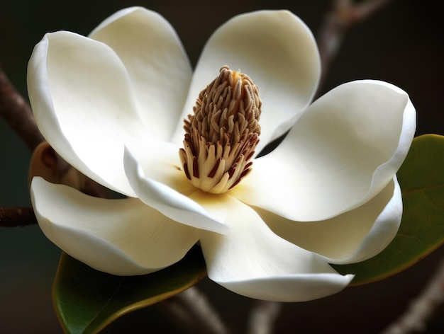 Fleur de magnolia se bouchent