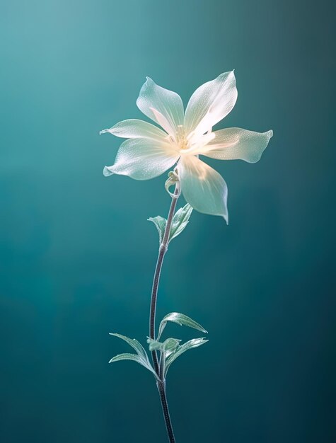 Photo une fleur avec le mot lily dessus