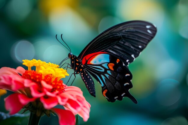 La fleur de papillon séduisante génère Ai