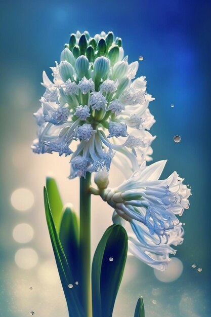 Une fleur qui est dans l'eau