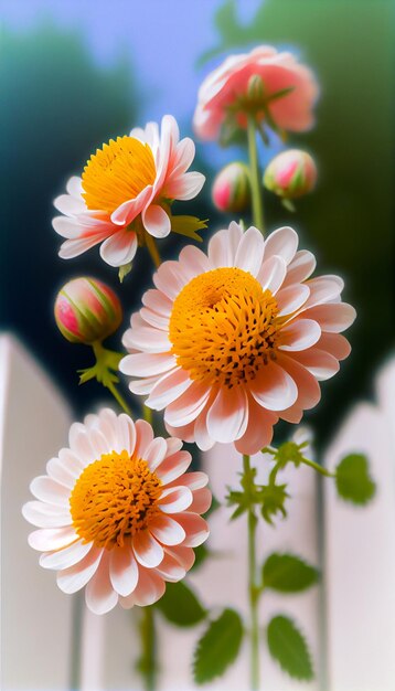 Une fleur qui est dans un vase