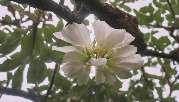 une fleur qui fleurit au printemps