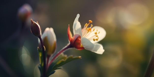 Une fleur qui s'épanouit