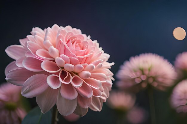 une fleur rose avec le mot " rose " dessus